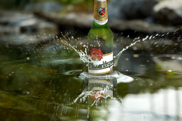 Creation of beer reflection: Step 4